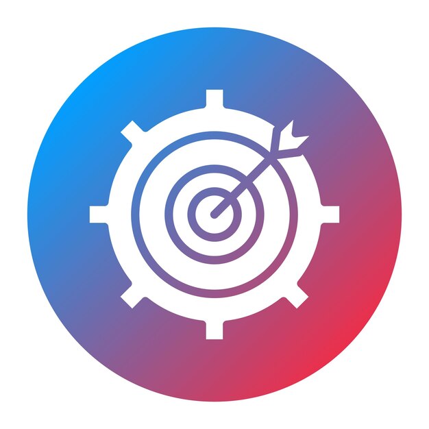 Goal Setting icon vector image Can be used for Organization