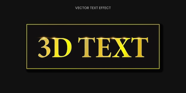 Gold 3D Text to Pattern