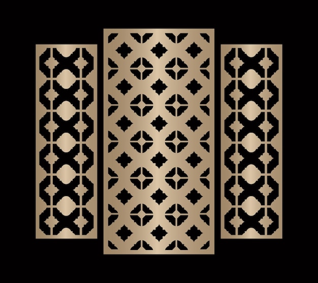 Golden cnc cutting pattern design