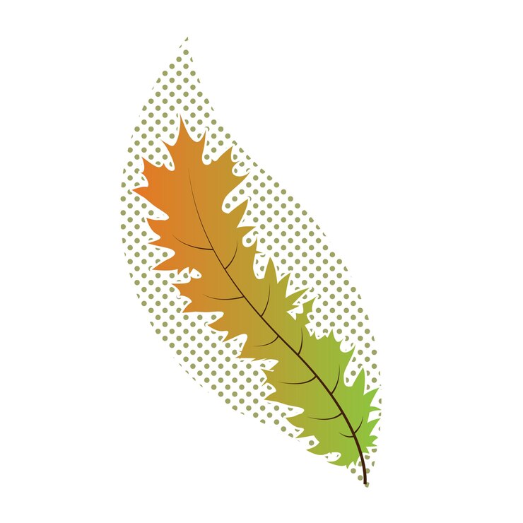 Vektör golden leaf t shirt design