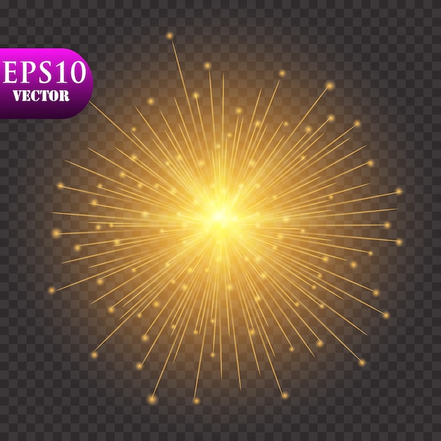 Golden Lights Background..  .