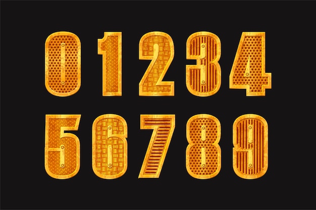 golden metallic numbers 09