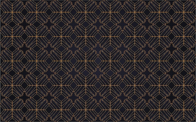 golden pattern vector abstract background
