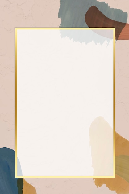 golden rectangle on an abstract element frame vector