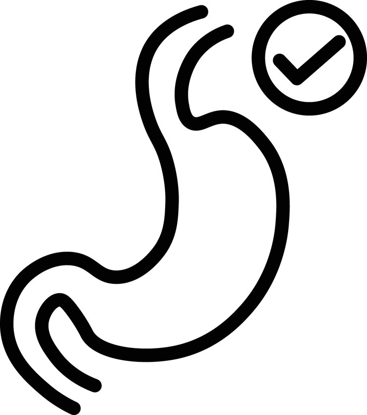 Vektör good digestion icon set improve gastro intestinal digestion health vector symbol