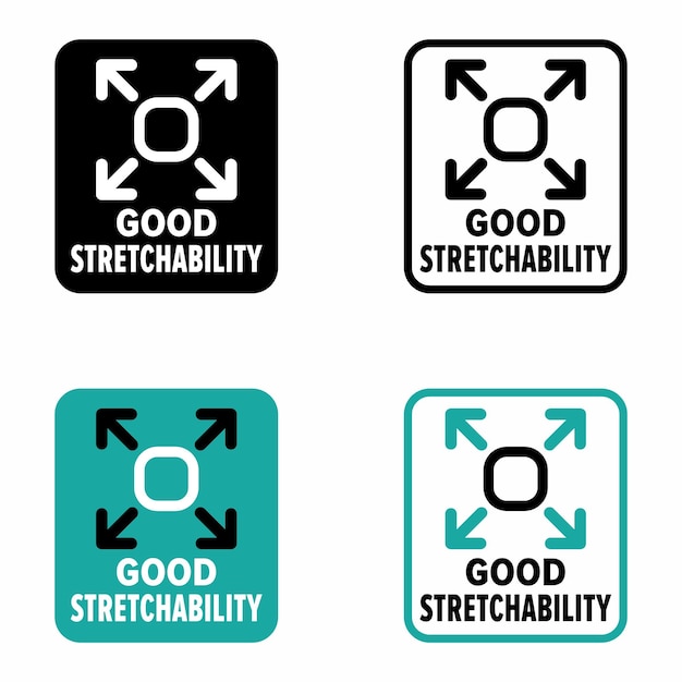 Good stretchability elasticity and bending information sign capacity