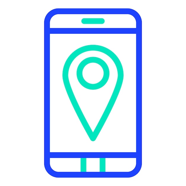 gps mobile vector icon design illustration
