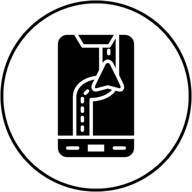 gps navigation vector icon can be used for map and navigation iconset