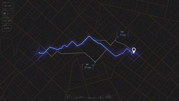 Gps tracking on city map track navigation pin on street maps navigate mapping locate position pin