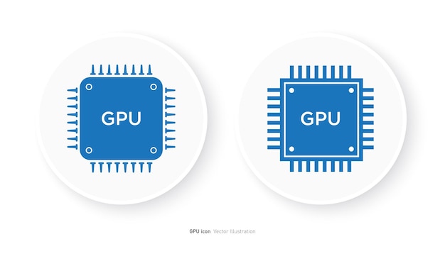 GPU icon design vector illustration