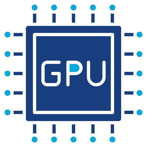 Gpu icon vector image Can be used for Computer Science