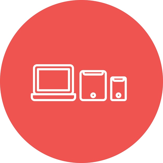graceful degradation icon vector image can be used for ux and ui