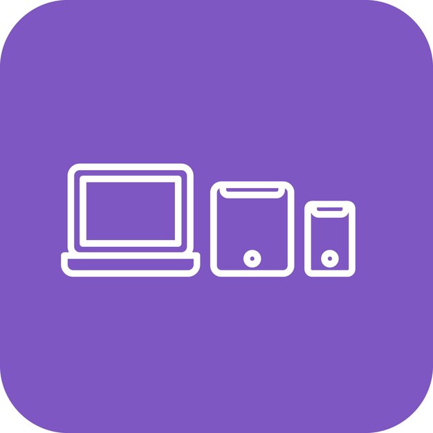 graceful degradation icon vector image can be used for ux and ui