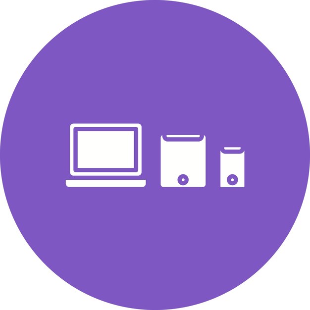 graceful degradation icon vector image can be used for ux and ui