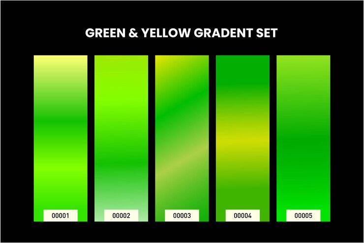 Vektör gradent color sewatch