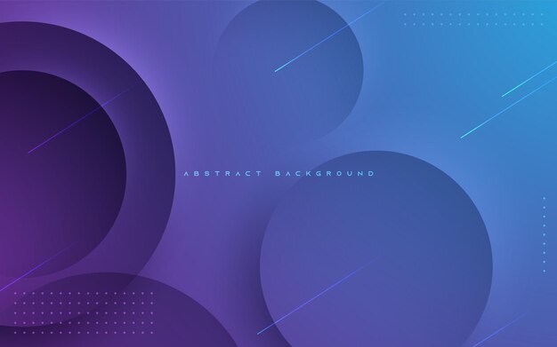 Gradient abstract background elegant circle shape
