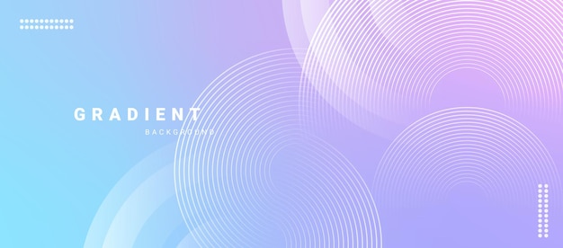 Gradient abstract background with circular line patterns