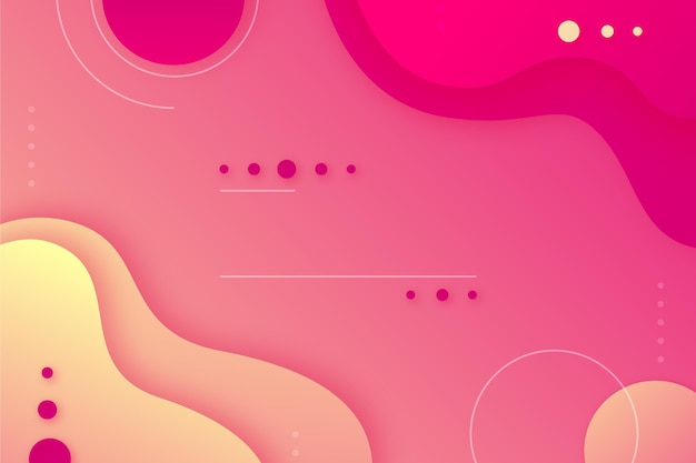 gradient abstract background with different shapes