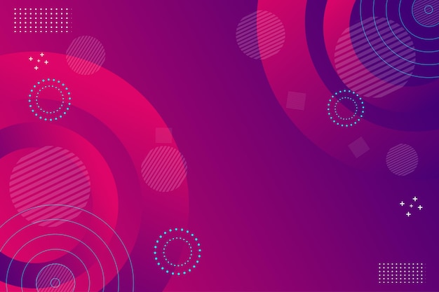 Gradient abstract round background