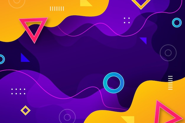 gradient abstract wavy background