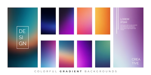 gradient background for digital app interfaces