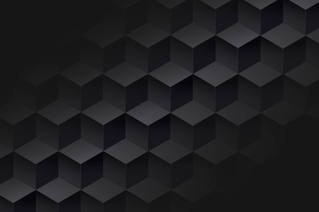 gradient black background with cubes
