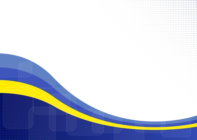 Gradient blue background shape with white
