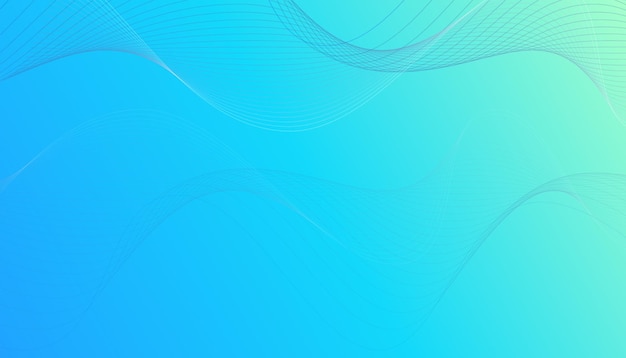 gradient blue wave background design
