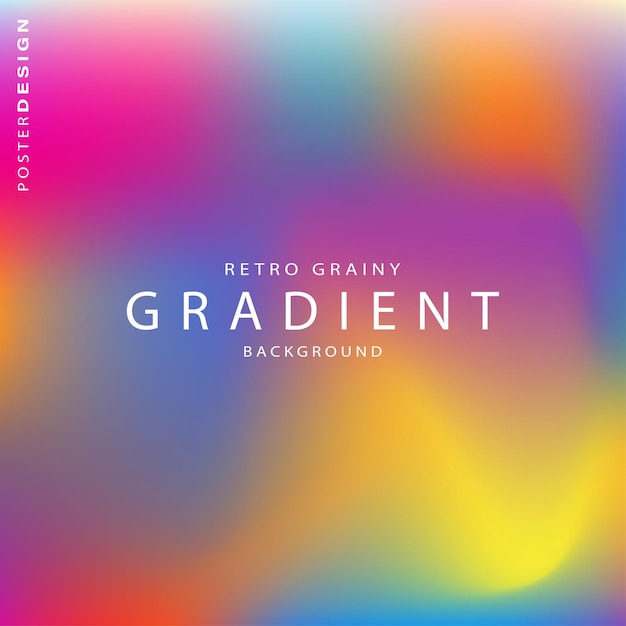 Gradient blurred background with retro abstract color pattern for brochure poster banner flyer and card