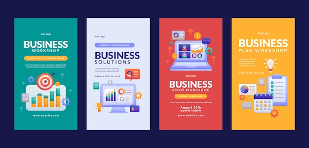gradient business workshop instagram stories