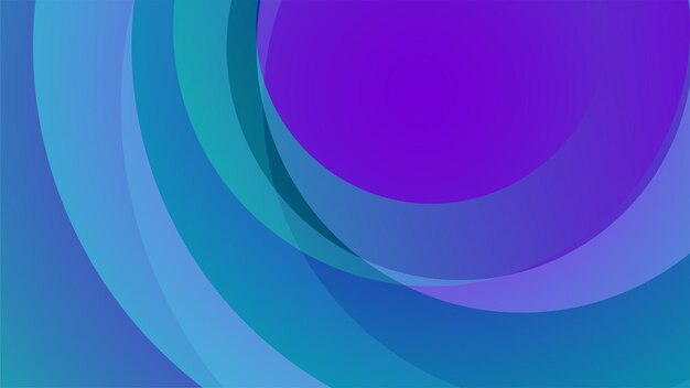 Gradient circle blue purple Colorful Abstract Geometric Design Background