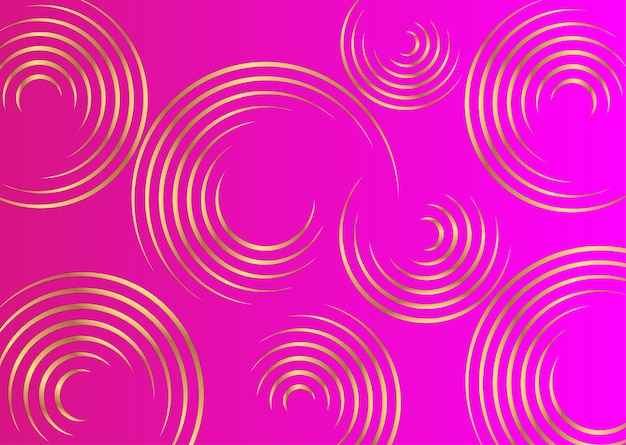 gradient color background with golden circle design