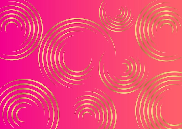 gradient color background with golden circle design