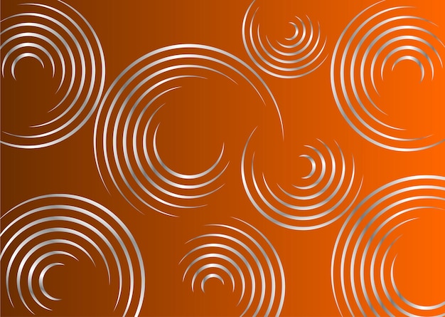 gradient color background with silver circle design