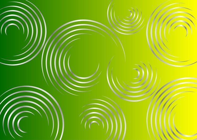 gradient color background with silver circle design