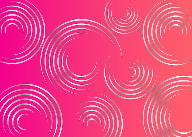 gradient color background with silver circle design