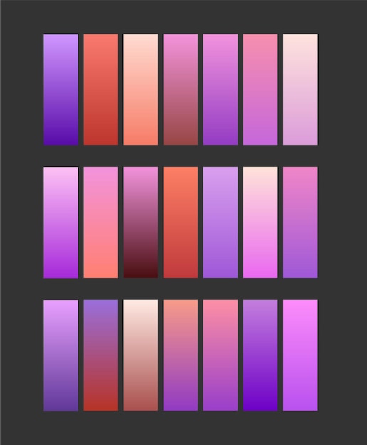 gradient color combination Free vector