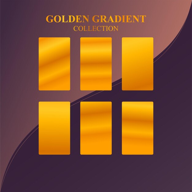 gradient color palette with vector elements