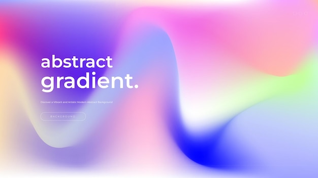Gradient colorful abstract background vector