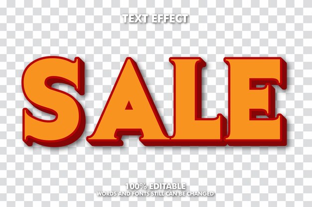 Gradient editable text effect editable transparent background