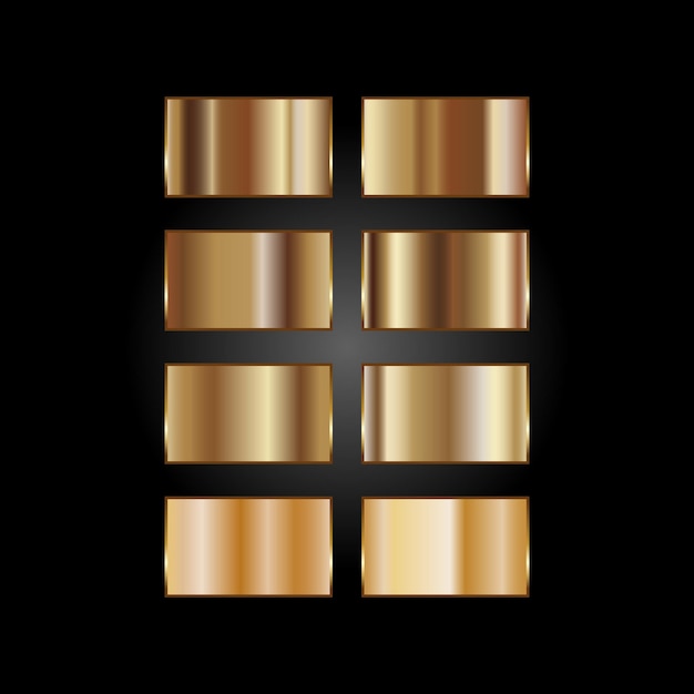 Gradient farvepalet med vektorelementer