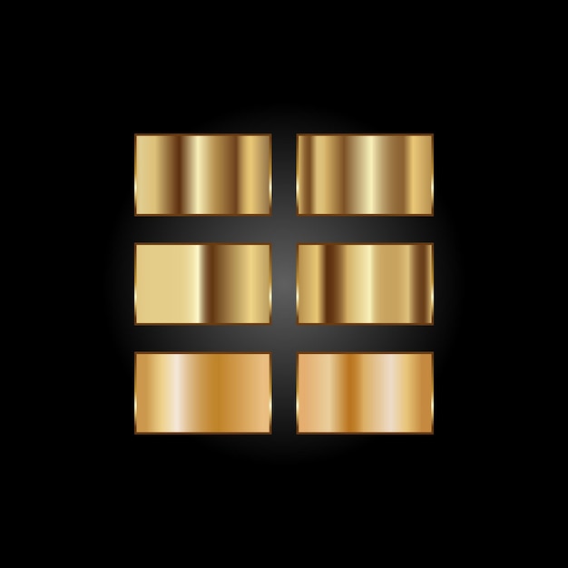 Gradient farvepalet med vektorelementer