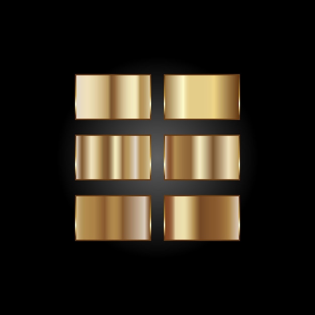 Gradient farvepalet med vektorelementer