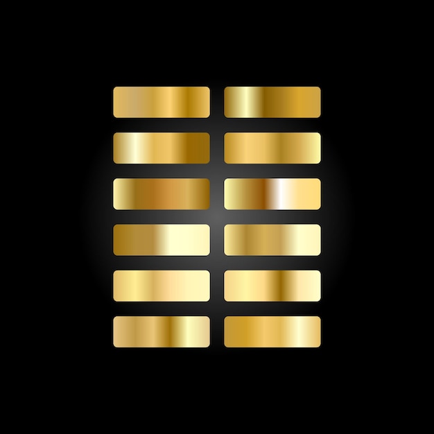 Gradient farvepalet med vektorelementer