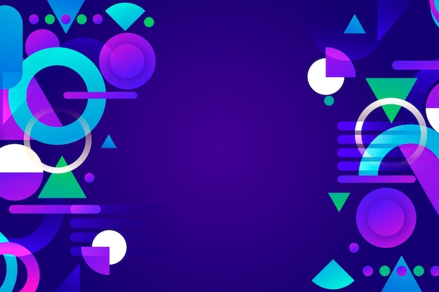 gradient geometric background