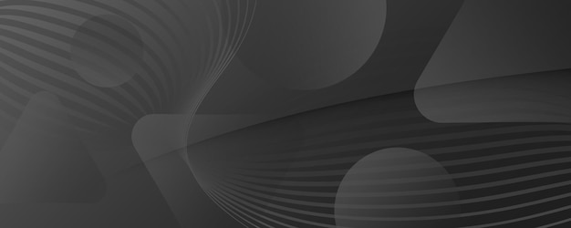 gradient geometric poster dynamic lines and abstract shapes