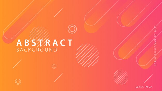Gradient geometric shape background collection