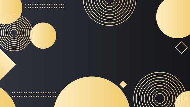 gradient geometric shapes on dark background gradient black backgrounds with golden frames