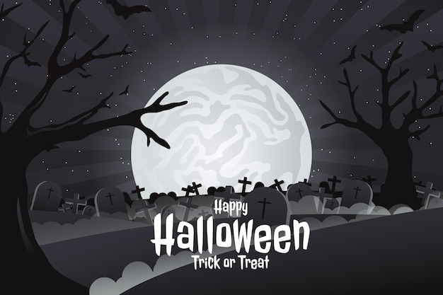 Gradient halloween background