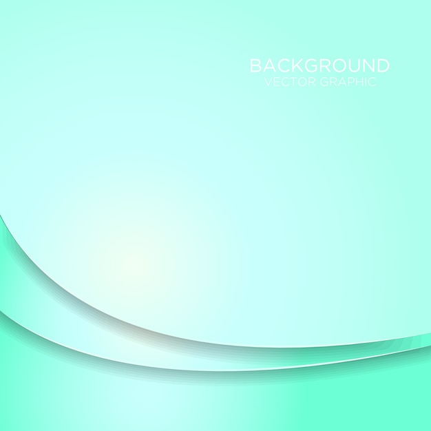 Gradient kurve baggrund overlappende lag med plads til tekst og besked design